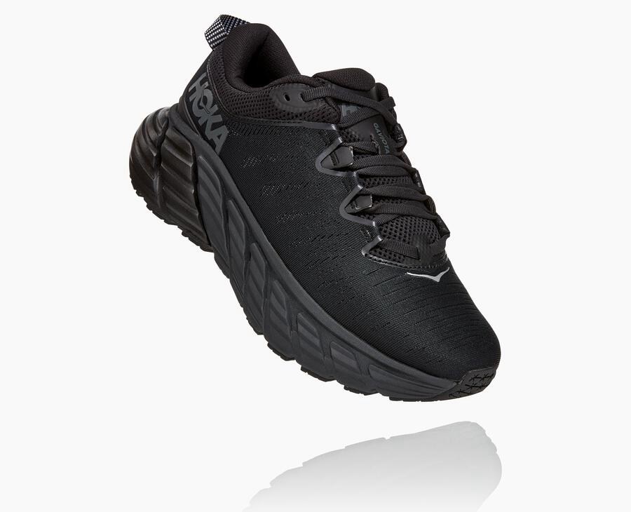 Zapatillas Running Hoka One One Mujer - Gaviota 3 - Negras - SLN906735